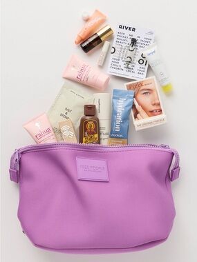 NEW! NWT Free People Curated Beauty & Wellness Bag with Products